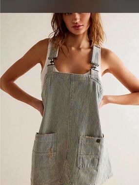 Free People over smock mini railroad top